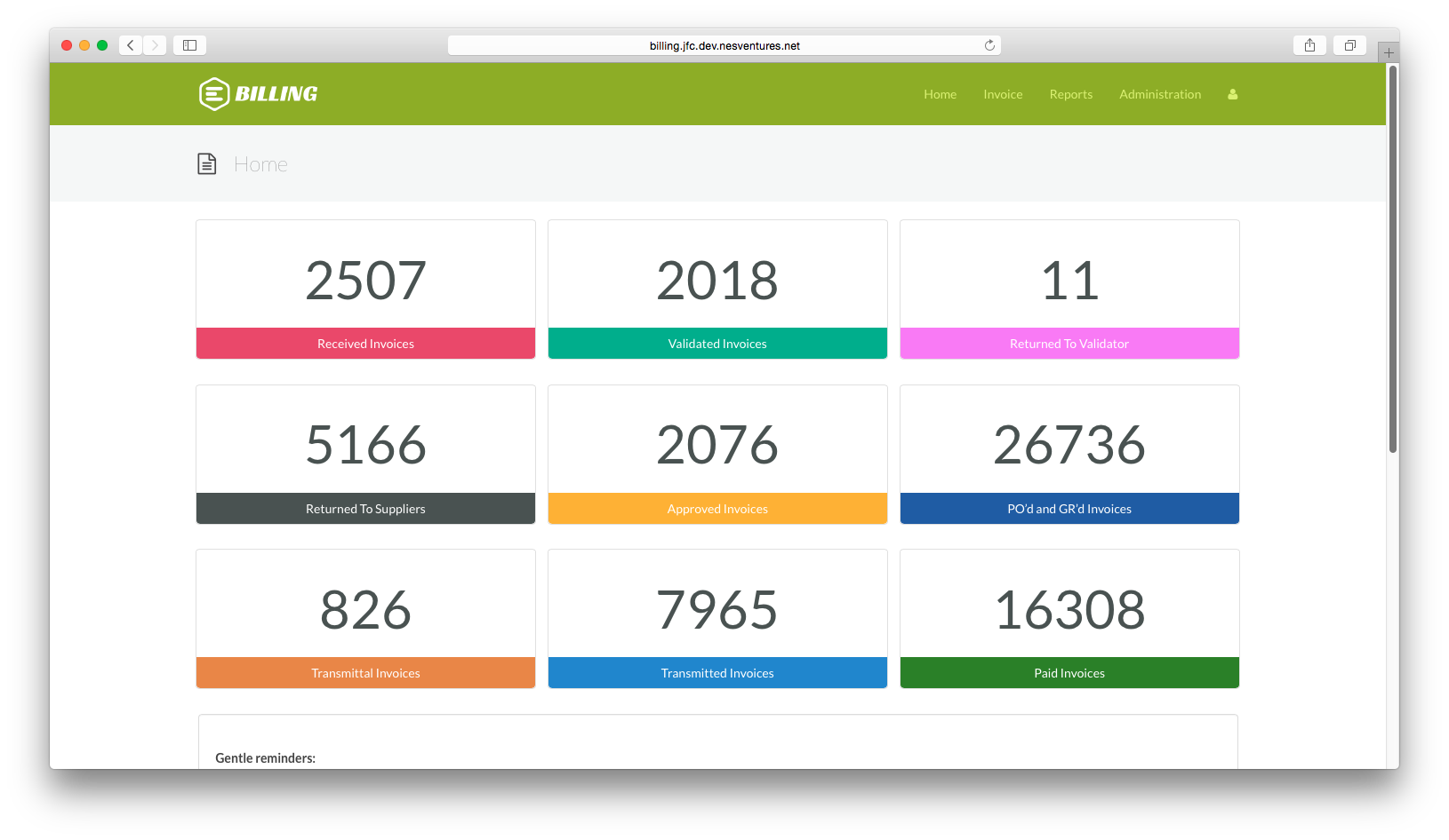 E-Billing Web App